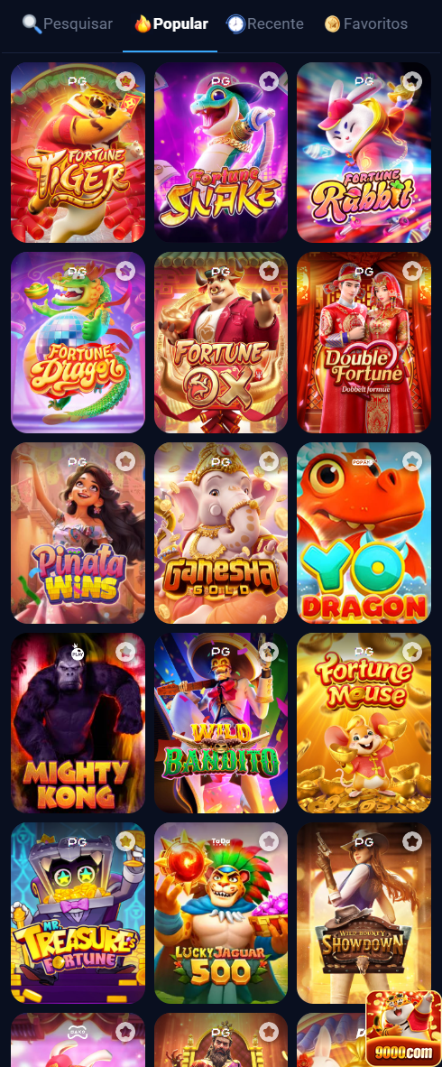 9000.com participe de dinâmico jogo